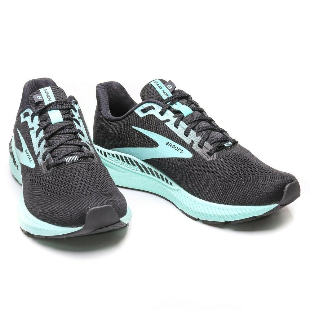 Brooks Launch 8 GTS Running Shoes Black Women Shoe